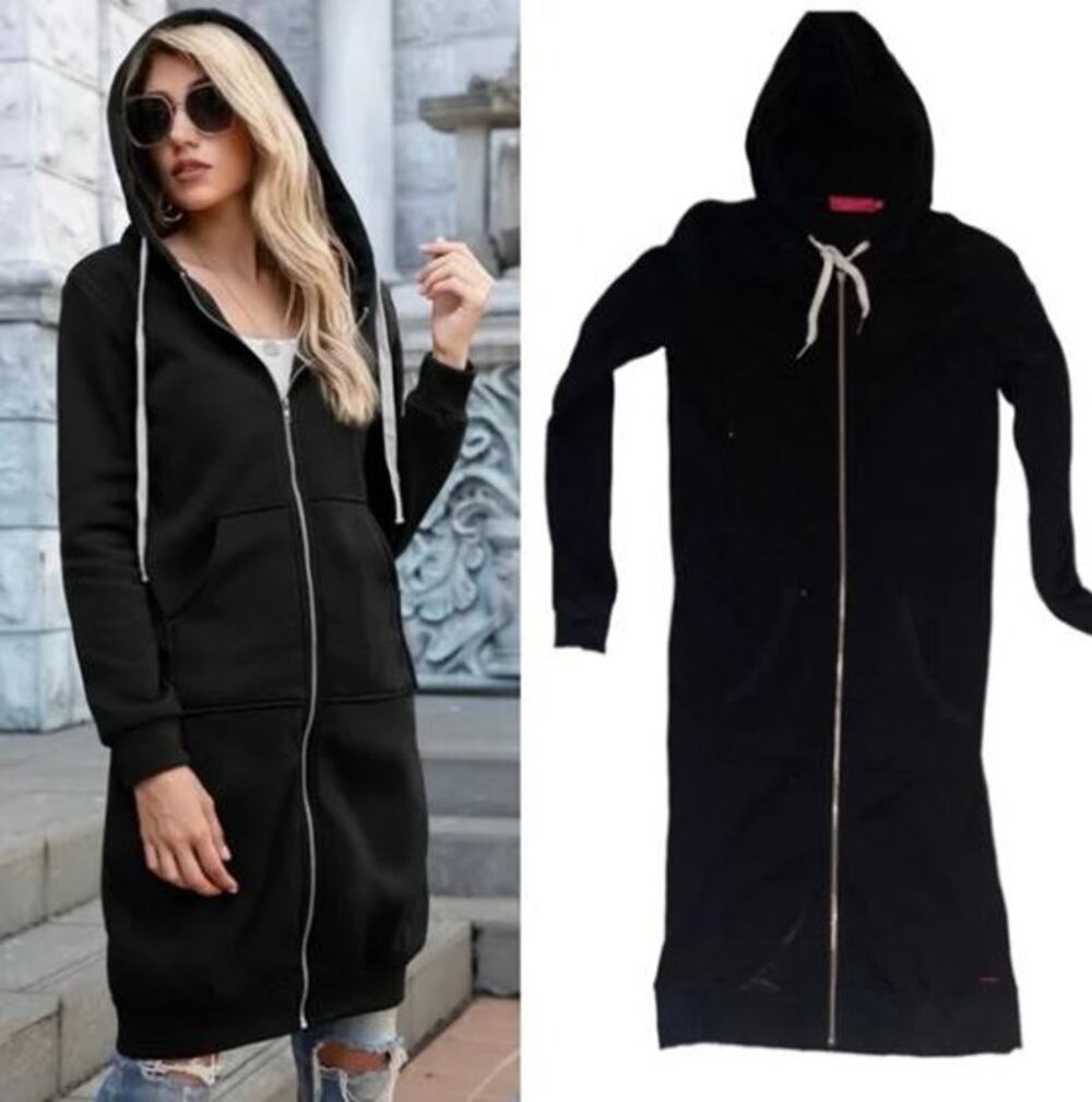NWT n:philanthropy French Terry Long Zip Up Hoodie Size Small